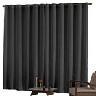 Cortina 6m X 2 70m Cetim Amassadinho - Preto