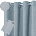 Cortina 8 Furos Corta Luz 1 Folha 1.40x2.50m Janela Porta Sal