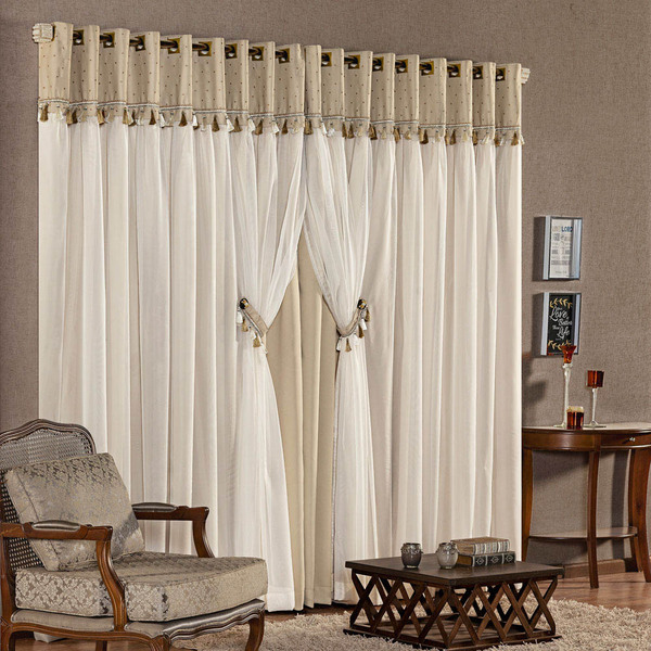 Cortina  Para Varão Nobreza 3 Metros Blackout Sala Quarto - P