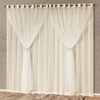 Cortina  Para Varão Núbia 3 00m X 2 50m Sala Quarto Linha Nob