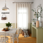 Cortina Abby Poliéster Creme 2,8x1,4m 1 Folha Inspire