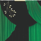 Cortina Afro 3 Metros Sala Quarto Para Varão -  Verde Preta