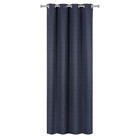 Cortina Aksel Corta Luz Preta 1,40x2,80m 1 Folha Inspire