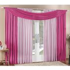 Cortina Alana 2 00m X 1 70m Rosa Com Pink Tecido Malha Para S