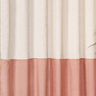 Cortina Alana Rosê/palha 2 00m X 1 70m - Para Varão Simples