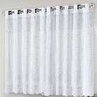 Cortina Alibabá 2 Metros Renda Sala Quarto Para Varão - Branca