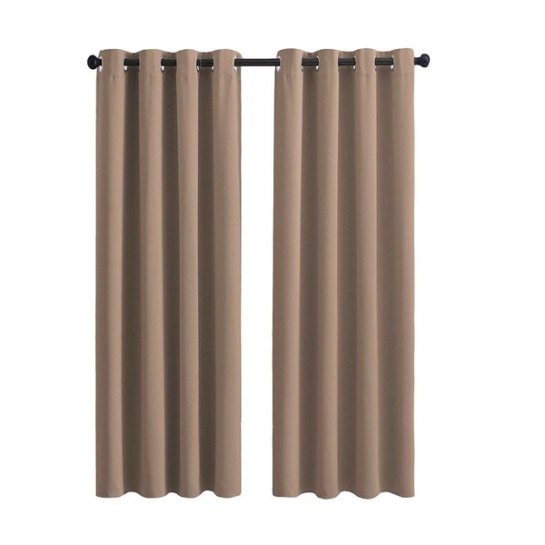 Cortina Alice 3,0 X 1,80 Para Sala/ Quarto Avelã