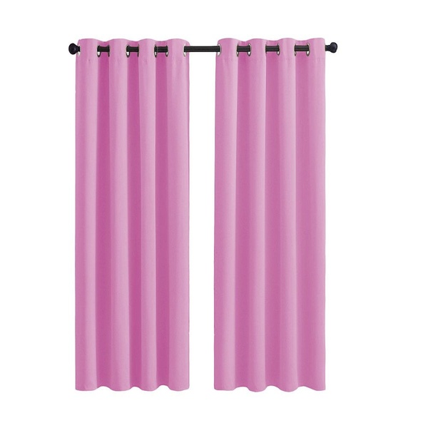 Cortina Alice 3,0 X 1,80 Para Sala/ Quarto Rosa