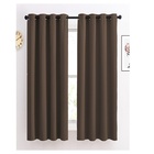 Cortina Alice Para Sala Quarto Cozinha 3,00x1,80m Tabaco