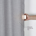 Cortina Amina Cinza 1,40x2,80m 1 Folha Inspire