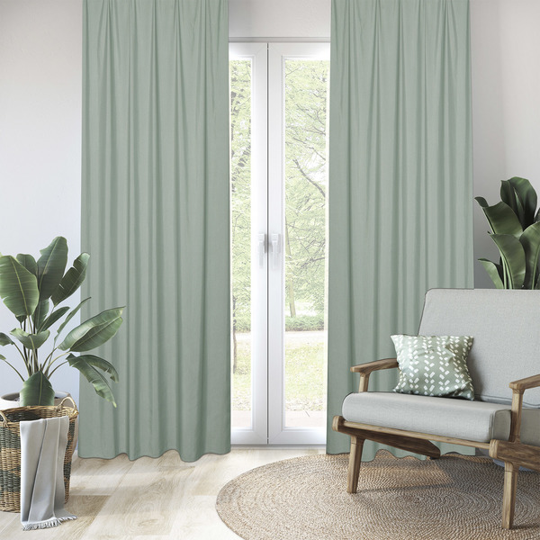Cortina Andrea Jacquard Verde Sage 1,40x2,80m Inspire