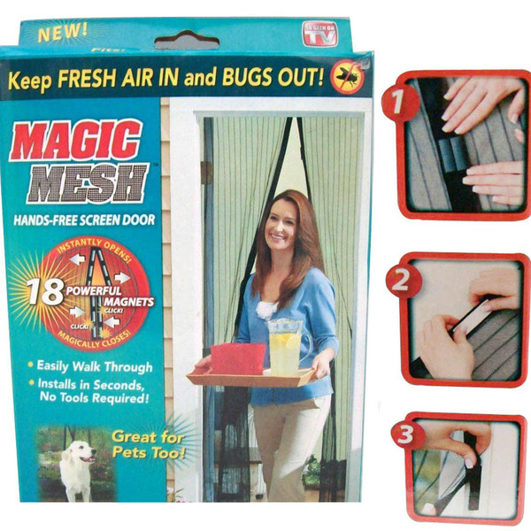 Cortina Antimosquitos Mosquiteiro Tela Protetora Para Insetos