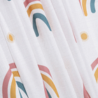 Cortina Arco Iris Colorida 2,80x1,80m 2 Folhas Belchior