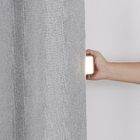 CORTINA ARES 100% BLACKOUT TECIDO 2,60X2,30 LEROY 0003 CINZA