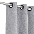 CORTINA ARES 100% BLACKOUT TECIDO 2,60X2,30 LEROY 0003 CINZA