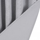 CORTINA ARES 100% BLACKOUT TECIDO 4,00X2,60 LEROY 0003 CINZA