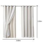 Cortina Aretha Ibe 2,50x3,80m Branyl