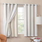 Cortina Aretha Semi-Black Ibe 2,60x1,80m Linho                                                            Linho