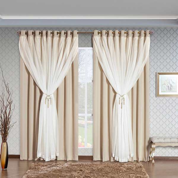 Cortina Arezzo 2 00m X 1 70m Varão Simples Tecido Blackout Co