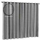 Cortina Atena 3 00m Largura X 2 80m Alt. Jacquard Grosso Semi