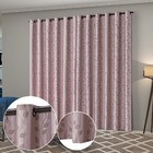 Cortina Atena 3m X 2 80m Jacquard Semi Blackout Estampado - R