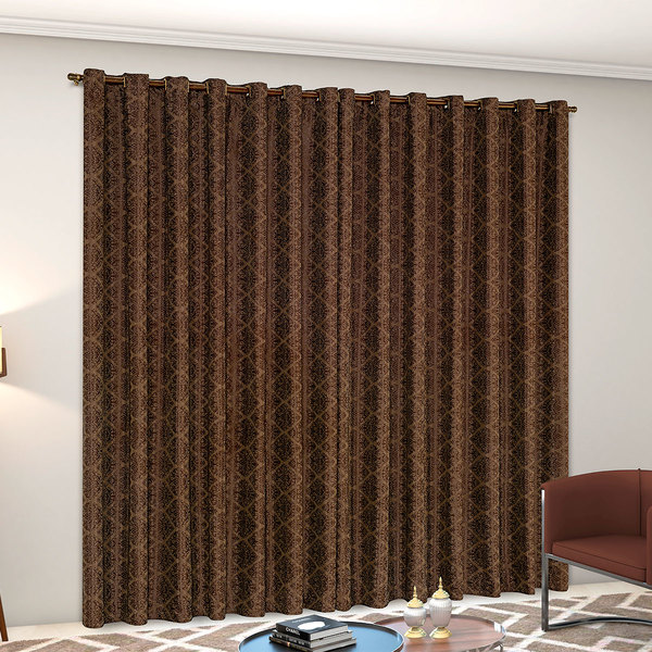 cortina atena 4m x 2 80m decorativa jacquard para sala quarto para varao de 3 metros simples