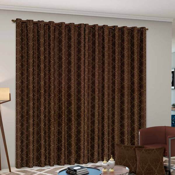 Cortina Atena 4m X 2 80m Semi Blackout + Capas De  Almofadas