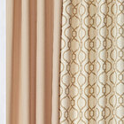 Cortina Aurora Caqui Geométrico 3 00m X 2 50m - Para Varão Si