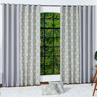 Cortina Aurora Cinza Geométrico 3 00m X 2 50m - Para Varão Si