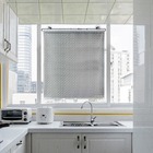 Cortina Automatica Retratil Isolamento Termico Prata 50x125