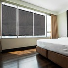 Cortina Automatica Retratil Isolamento Termico Preto 50x125