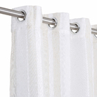 Cortina Ayla Ilhós Linho Cru 2,6x5,50m 2 Folhas Belchior