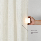 Cortina Bali Prega Bege 2,80x2,30m 2 Folhas Inspire