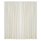 Cortina Bali Prega Bege 2,80x2,30m 2 Folhas Inspire