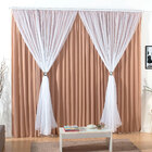 Cortina Barcelona Avelã Clássica Lisa 3m X 2,80m De Altura Id