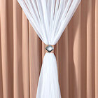 Cortina Barcelona Avelã Clássica Lisa 3m X 2,80m De Altura Id