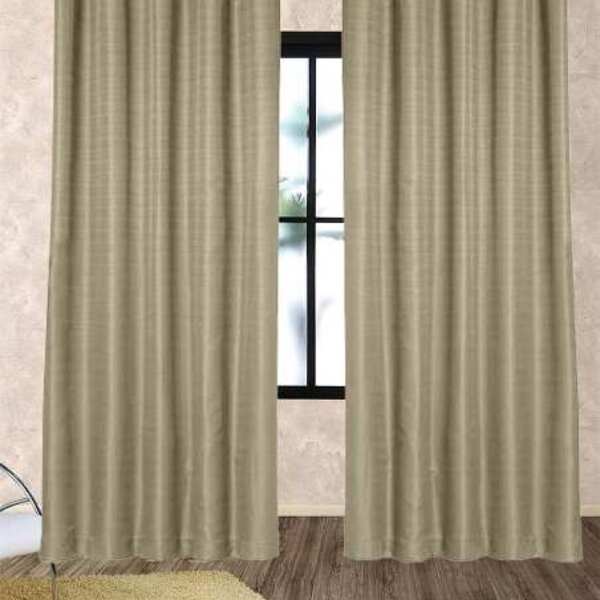 Cortina Bege Platinum Com Ilhoses 3,00x2,50cm - Sultan