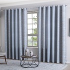 Cortina Belém Azul 32 Ilhoses Para Sala 400x250cm Casa Doro