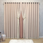 Cortina Bélgica 2 00m X 1 70m Tecido Microfibra Com Voal Ping