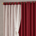 Cortina Bélgica 3 Mts Sala Quarto Blackout Para Varão - Verme