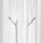 Cortina Bélgica Varão Microfibra Voal 3,00 X 2,00m - Branco