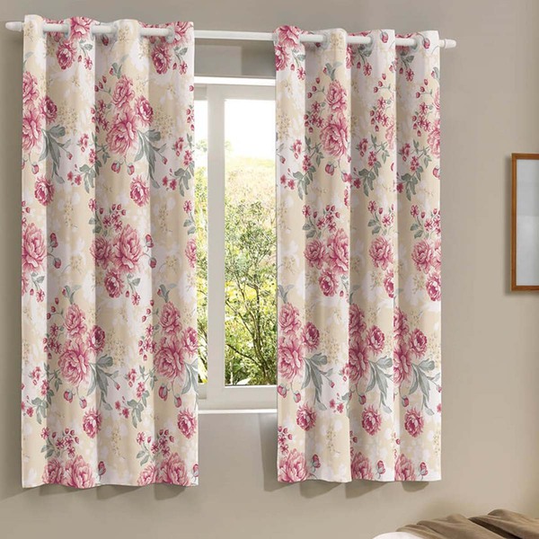 Cortina Bella Janela Prátika Uni Flower 2 40 M X 1 60 M
