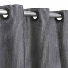 Cortina Bella Janela Rústica Sevilha Preto - 3,00 X 1,70m