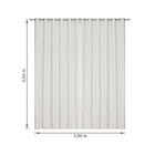 Cortina Beta Blackout 3,80x2,50m Linho