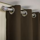Cortina Blackout 2m Casen  Em Tecido - Veda 90% Da Luz Marrom
