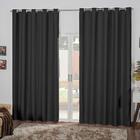 Cortina Blackout 3 Metros Tilia Varão 3x2,7 M - Preto