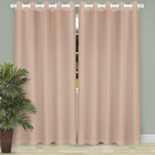 Cortina Blackout + Voil Liso Castor - 2,80 (l) X 2,30 (a)