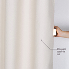 Cortina Blackout Alycia Bege 1,40x2,80m 1 Folha Inspire