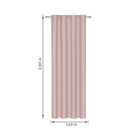 Cortina Blackout Alycia Rosa 1,40x2,80m 1 Folha Inspire
