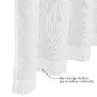 Cortina Blackout Bali Bege 4,00x2,50m 2 Folhas Inspire